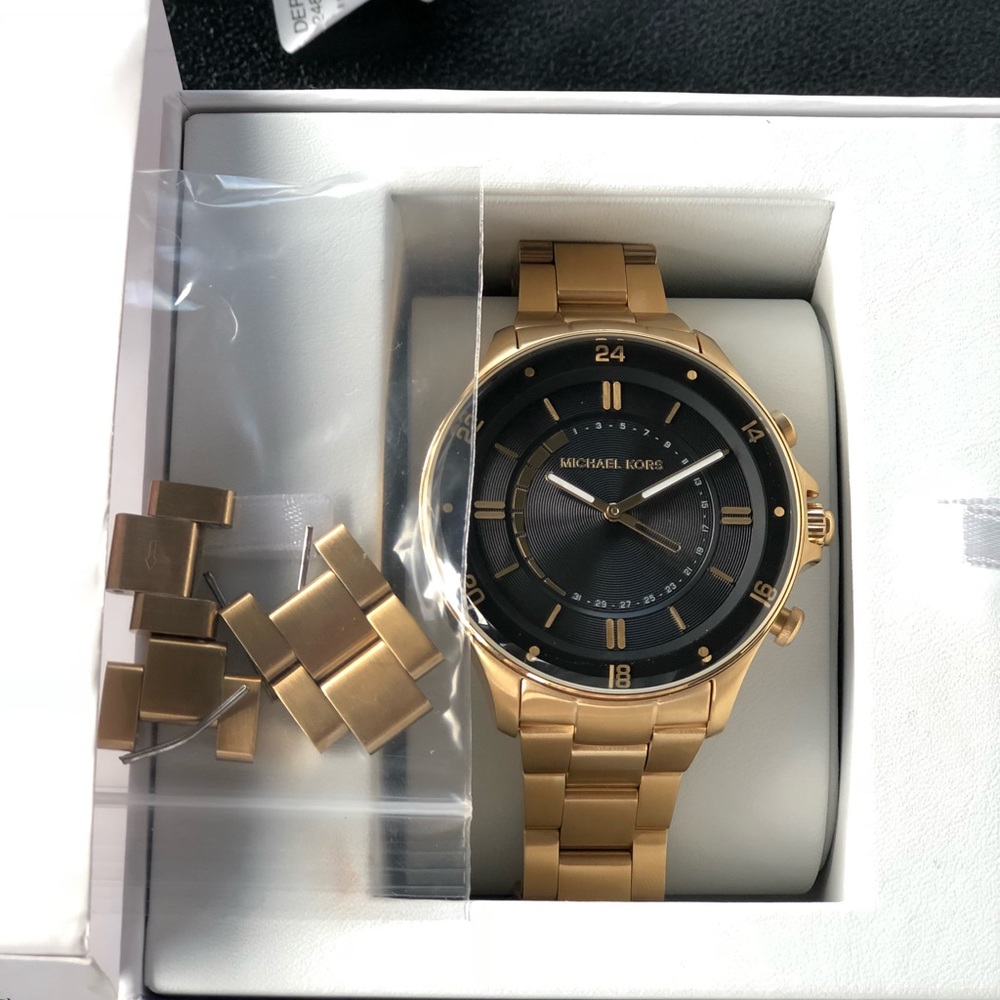 Reid Gold-Tone Hybrid Smartwatch